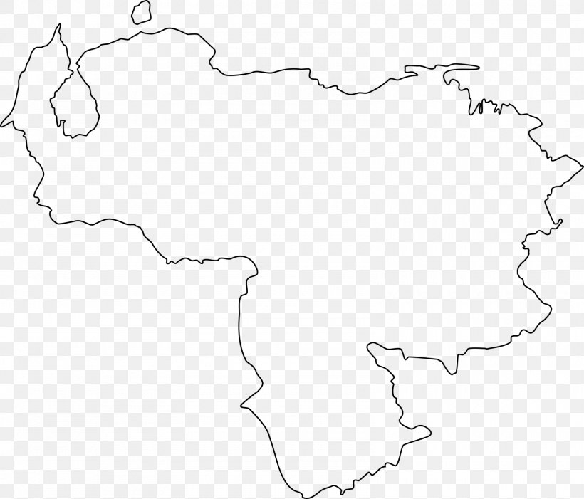 Flag Of Venezuela Map Clip Art, PNG, 1600x1368px, Venezuela, Area, Artwork, Black, Black And White Download Free