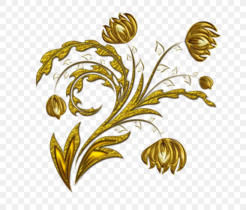 Flower Прикраса Gold Clip Art, PNG, 700x700px, Flower, Blog, Commodity, Flora, Flowering Plant Download Free