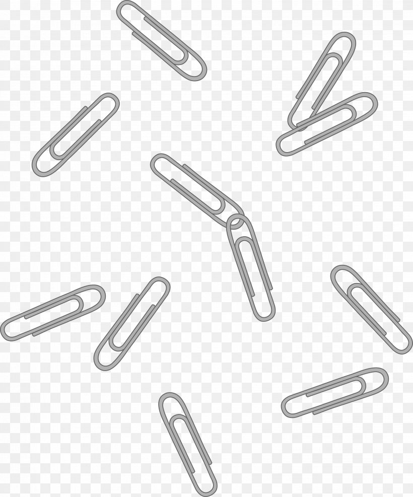 Paper Clip Post-it Note Clip Art, PNG, 2906x3500px, Paper, Auto Part, Black And White, Drawing, Fastener Download Free