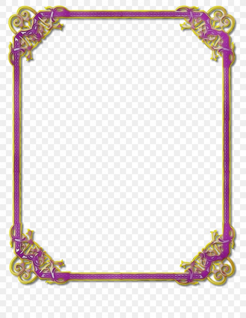 Picture Frame, PNG, 998x1289px, Watercolor, Interior Design, Paint, Picture Frame, Purple Download Free