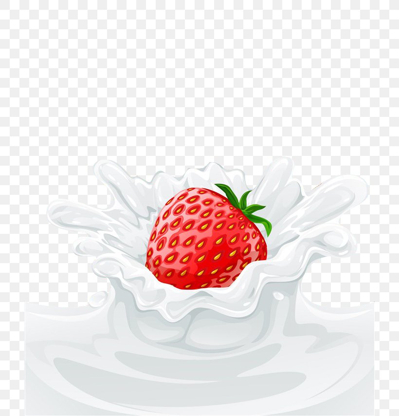 Strawberry Flavored Milk Fruit, PNG, 720x854px, Strawberry, Aedmaasikas, Cows Milk, Cream, Creamery Download Free
