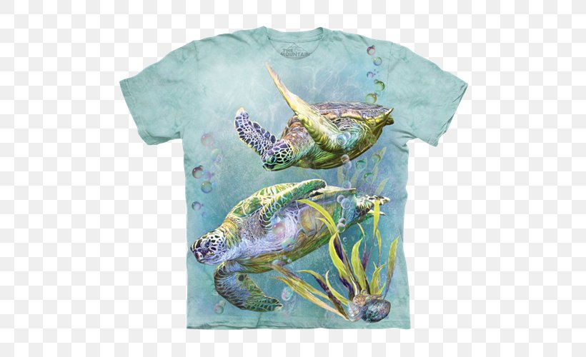 T-shirt Sea Turtle Clothing, PNG, 500x500px, Tshirt, Animal, Aquatic Animal, Clothing, Clothing Sizes Download Free