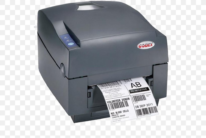 Barcode Printer Thermal-transfer Printing Label, PNG, 550x550px, Printer, Barcode, Barcode Printer, Computer, Dyesublimation Printer Download Free