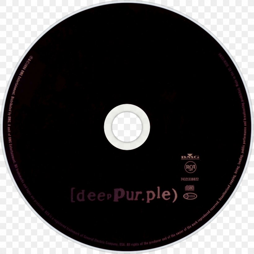 Compact Disc Purpendicular Deep Purple Album, PNG, 1000x1000px, Watercolor, Cartoon, Flower, Frame, Heart Download Free