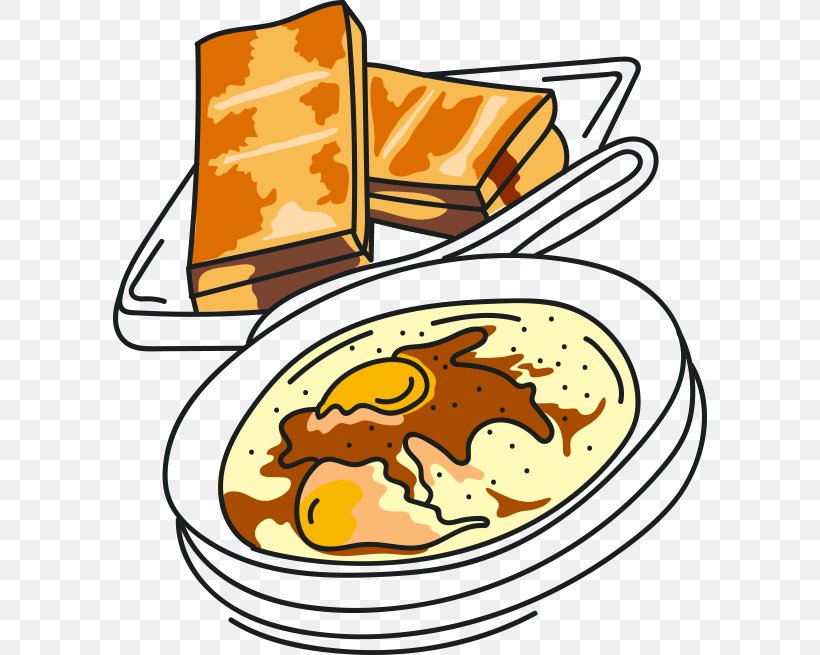 Food Kaya Toast Hangover Butterbrot Clip Art, PNG, 594x655px, Food, Artwork, Butterbrot, Cartoon, Defrosting Download Free