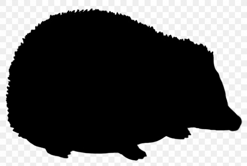 Hedgehog Silhouette Black And White Clip Art, PNG, 827x556px, Hedgehog, Animal, Black, Black And White, Carnivoran Download Free