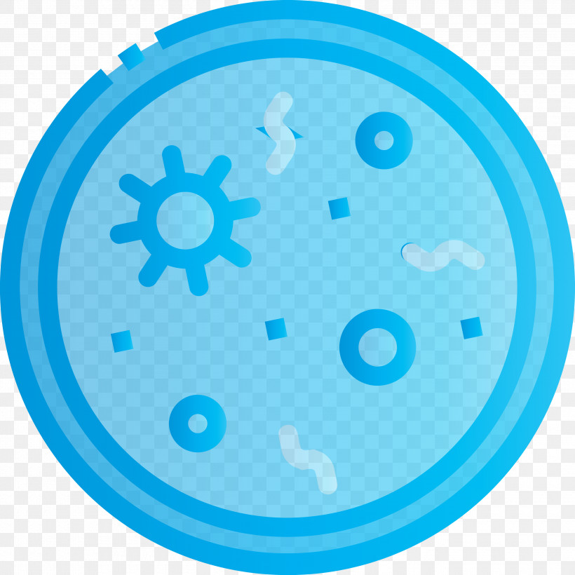 Bacteria Germs Virus, PNG, 3000x3000px, Bacteria, Aqua, Blue, Circle, Germs Download Free