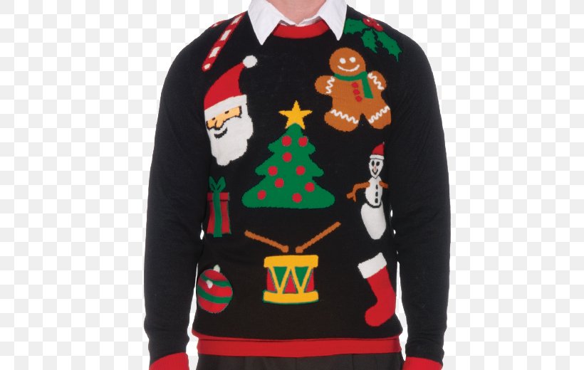 Christmas Jumper T-shirt Sweater Clothing, PNG, 520x520px, Christmas Jumper, Christmas, Christmas Ornament, Clothing, Costume Download Free