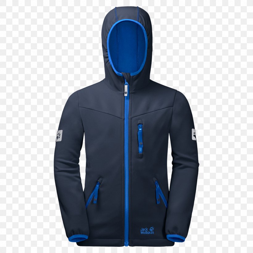 Hoodie Softshell Jacket Jack Wolfskin Clothing, PNG, 1024x1024px, Hoodie, Active Shirt, Blue, Clothing, Clothing Accessories Download Free
