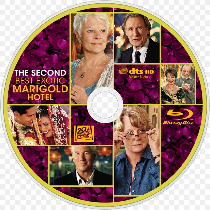 Judi Dench The Second Best Exotic Marigold Hotel The Best Exotic Marigold Hotel DVD STXE6FIN GR EUR, PNG, 1000x1000px, Judi Dench, Best Exotic Marigold Hotel, Bill Nighy, Collage, Dvd Download Free
