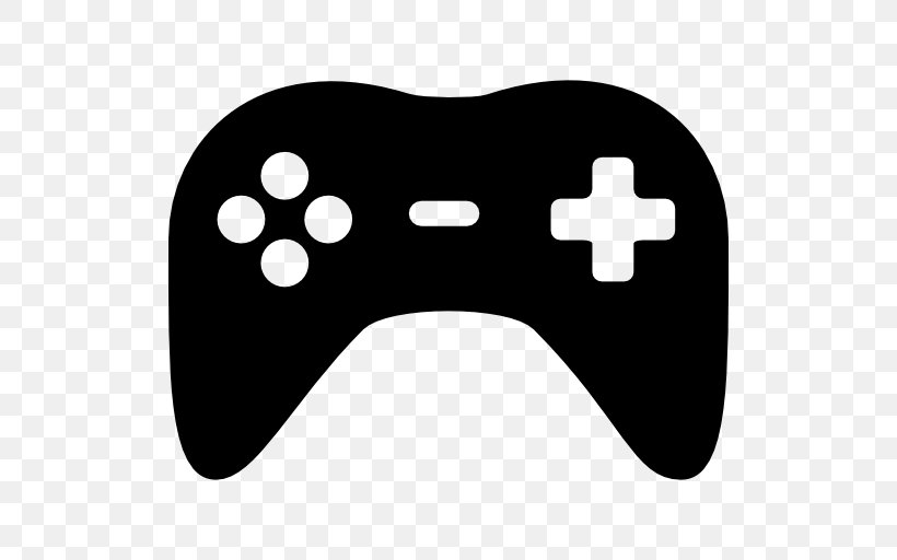 Super Nintendo Entertainment System Black Wii Game Controllers Video Game, PNG, 512x512px, Super Nintendo Entertainment System, All Xbox Accessory, Black, Black And White, Game Controller Download Free