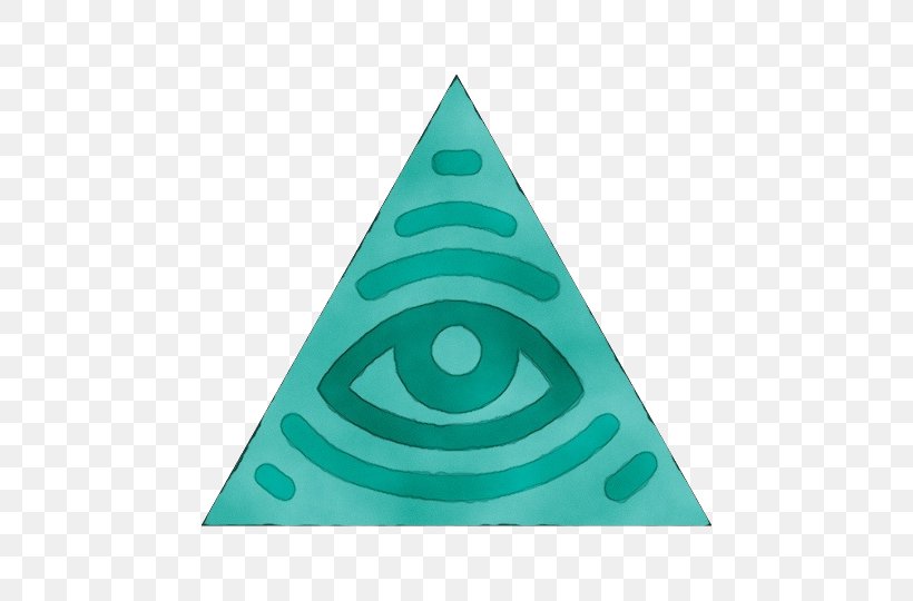 Turquoise Green Aqua Triangle Triangle, PNG, 540x540px, Watercolor, Aqua, Cone, Green, Paint Download Free