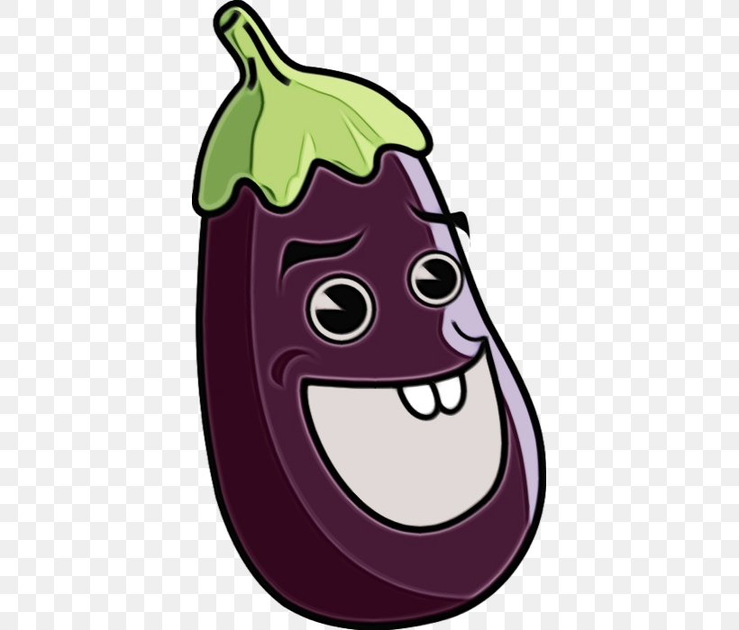 Cartoon Eggplant Vegetable Clip Art Purple, PNG, 393x700px, Watercolor, Cartoon, Eggplant, Food, Fruit Download Free