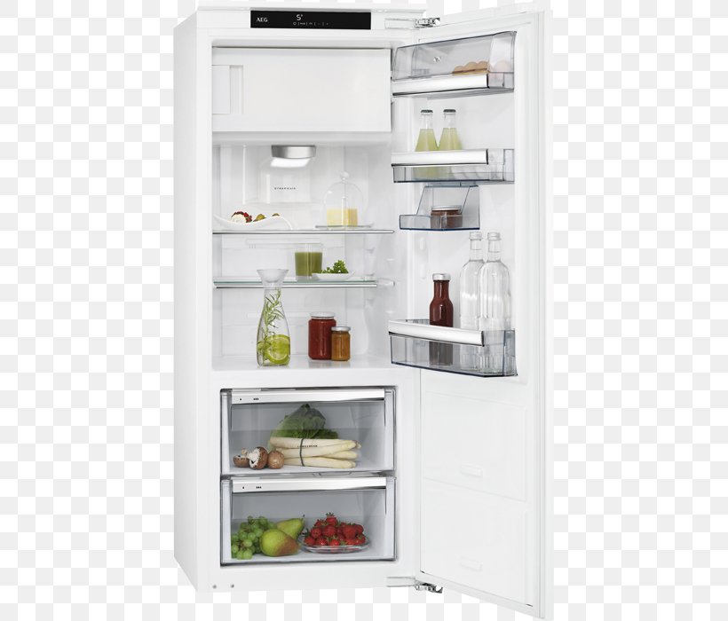 Refrigerator Aeg Fridge-freezer Cm. 56 H 122 AEG SKS91200F0 AEG 122, PNG, 700x700px, Refrigerator, Aeg, Display Case, Electric Stove, Freezers Download Free