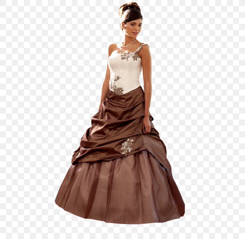 Wedding Dress Cocktail Dress Bride Marriage, PNG, 533x800px, Wedding Dress, Bridal Clothing, Bridal Party Dress, Bride, Brown Download Free