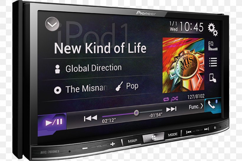 GPS Navigation Systems Vehicle Audio Pioneer Corporation Multimedia Radio Receiver, PNG, 900x600px, Gps Navigation Systems, Audio, Av Receiver, Carplay, Display Device Download Free