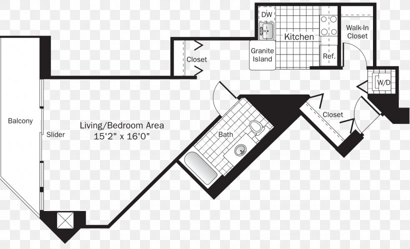 Grand Plaza I Floor Plan Studio Apartment Bedroom, PNG, 1862x1133px, Floor Plan, Apartment, Apartment Ratings, Area, Bed Download Free