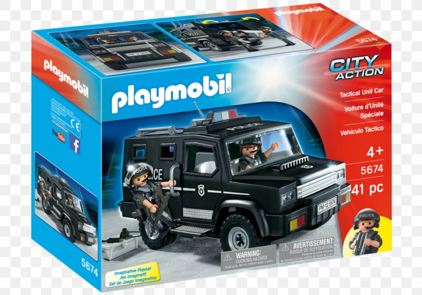 Playmobil Playmobil Tactical Unit Car Toy Amazon.com, PNG, 940x658px, Playmobil, Amazoncom, Automotive Design, Automotive Exterior, Brand Download Free
