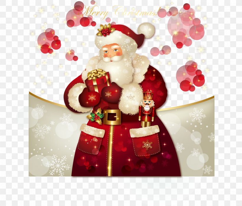 Santa Claus Christmas Drawing Illustration, PNG, 3382x2887px, Santa Claus, Christmas, Christmas Card, Christmas Decoration, Christmas Ornament Download Free