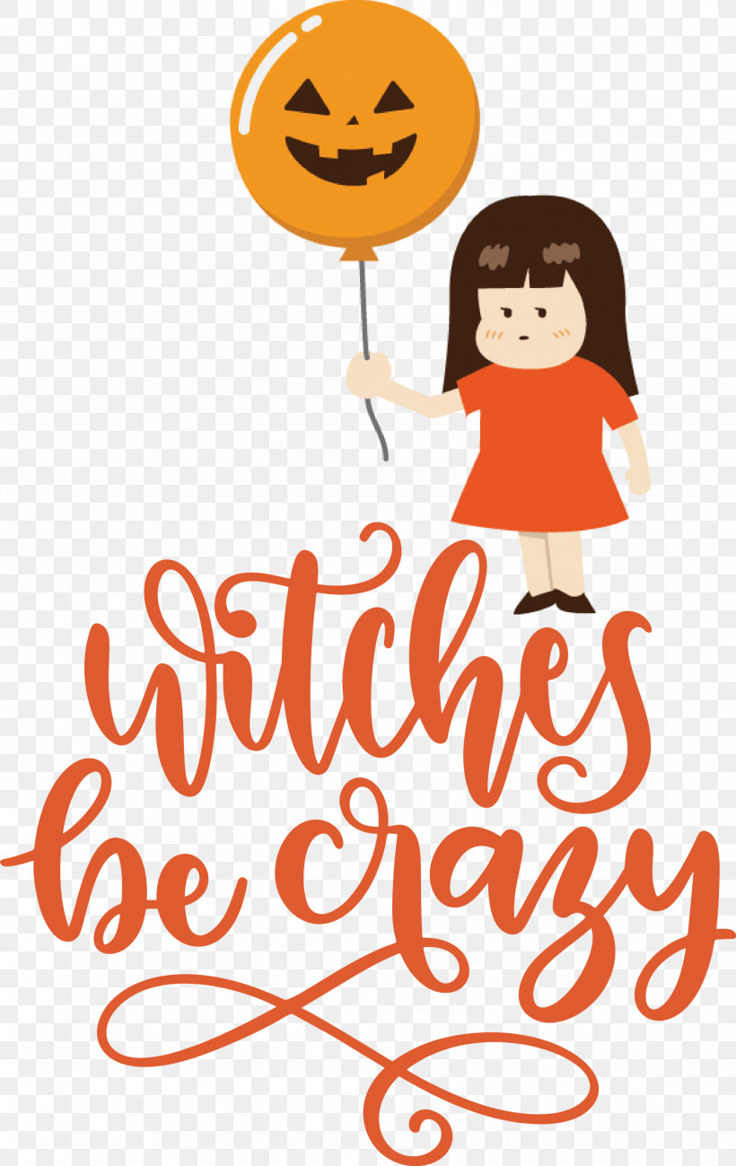 Happy Halloween Witches Be Crazy, PNG, 1893x3000px, Happy Halloween, Behavior, Cartoon, Happiness, Human Download Free