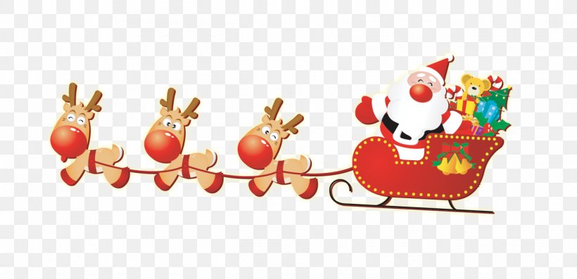 Santa Clauss Reindeer Santa Clauss Reindeer Christmas Sled, PNG, 1318x639px, Reindeer, Child, Christmas, Christmas Card, Christmas Ornament Download Free