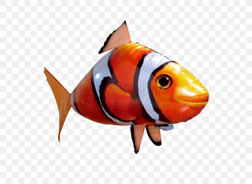 Air Swimmers Remote Control Flying Shark WMC Air Swimmers Flying Clownfish Toy Balloon Remote Controls, PNG, 600x600px, Toy, Air Swimmer, Balloon, Clownfish, Fish Download Free