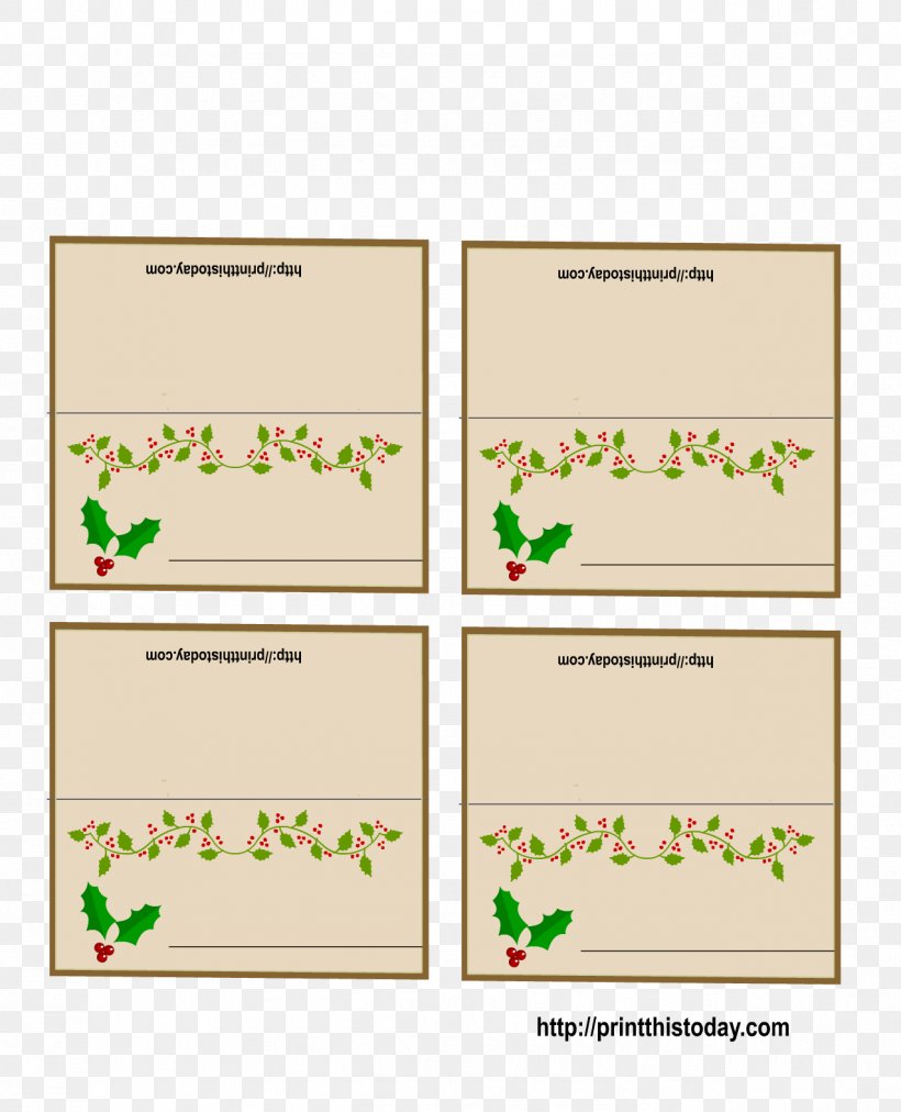 Place Cards Christmas Decoration Holiday Gift, PNG, 1275x1575px, Place Cards, Area, Christmas, Christmas And Holiday Season, Christmas Card Download Free