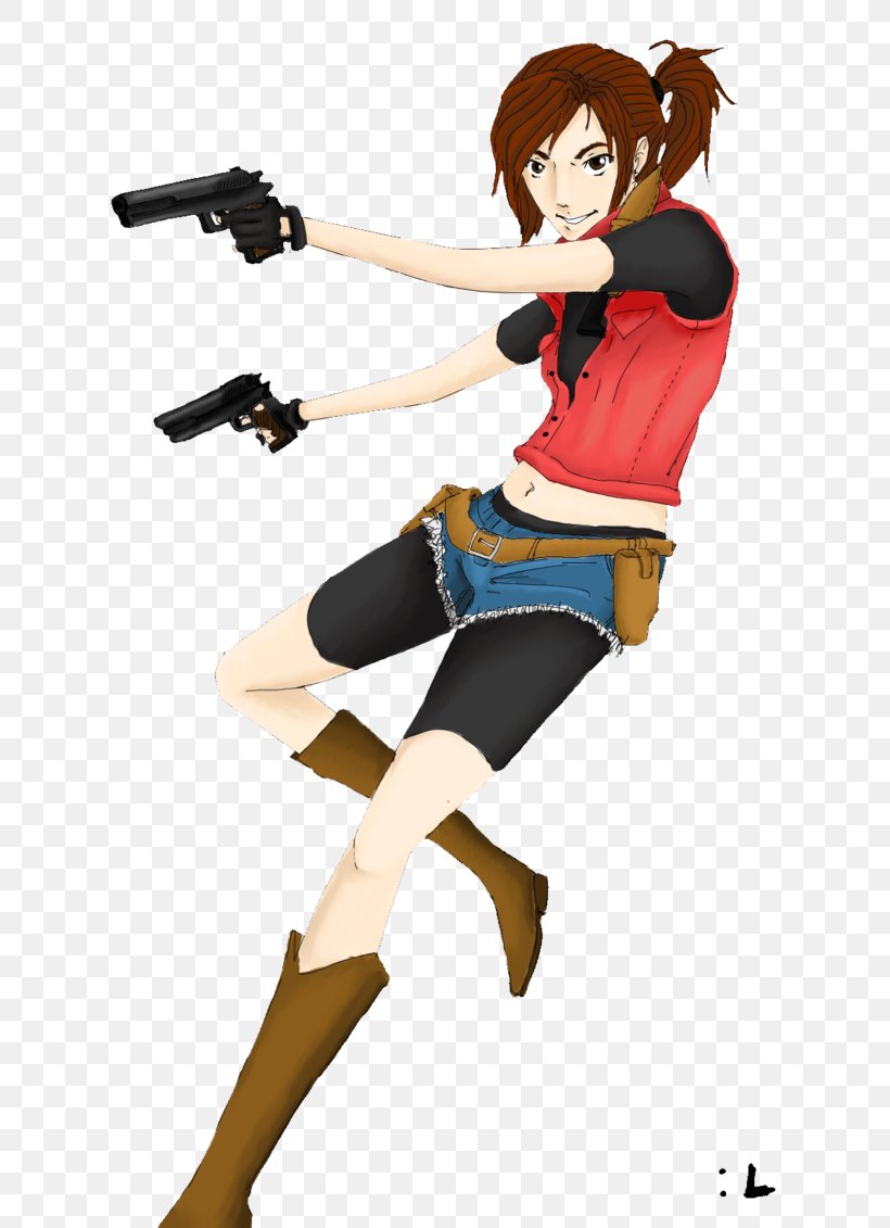 Claire Redfield Resident Evil 2 Video Game Fan Art, PNG, 707x1131px, Watercolor, Cartoon, Flower, Frame, Heart Download Free