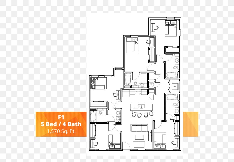 Floor Plan Apartment House Plan Interior Design Services, PNG, 570x570px, Floor Plan, Apartment, Area, Bathroom, Bedroom Download Free