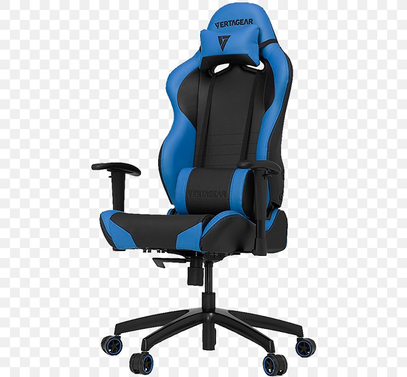 Gaming Chair Table Furniture Video Game, PNG, 668x760px, Gaming Chair, Armrest, Black, Blue, Car Seat Cover Download Free