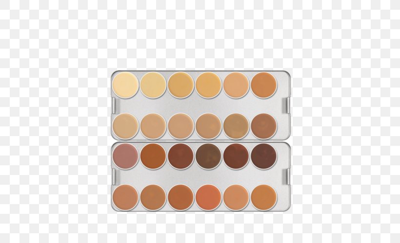 Palette Kryolan Color Cosmetics Corretivo, PNG, 500x500px, Palette, Beauty, Ben Nye, Brown, Color Download Free