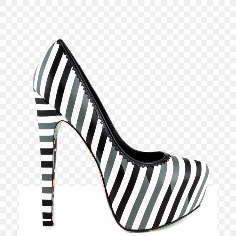 Black And White High-heeled Shoe Stiletto Heel, PNG, 900x900px, White, Basic Pump, Black, Black And White, Bridal Shoe Download Free