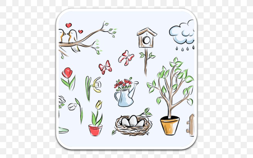 Clip Art Illustration Flowerpot Flowering Plant, PNG, 512x512px, Flowerpot, Animal, Area, Branch, Flora Download Free