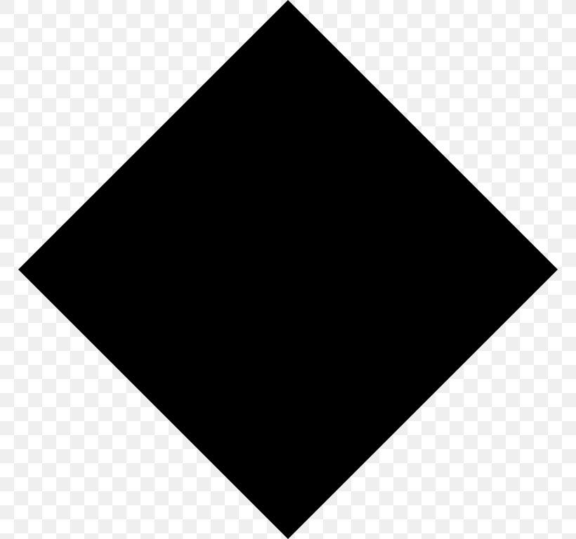 Rhombus Shape Clip Art, PNG, 768x768px, Rhombus, Black, Black And White, Point, Rectangle Download Free