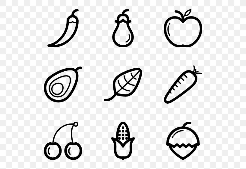 Vegetable Symbol Clip Art, PNG, 600x564px, Vegetable, Area, Art, Black And White, Cartoon Download Free