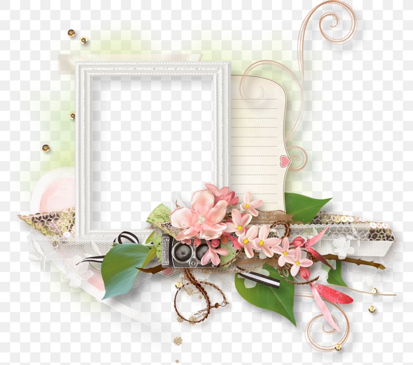 Picture Frames Digital Scrapbooking Instant Camera, PNG, 800x725px, Picture Frames, Artificial Flower, Camera, Cut Flowers, Digital Scrapbooking Download Free