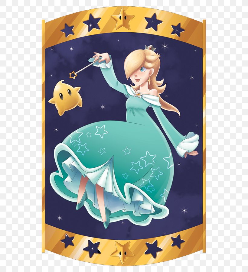 Rosalina Super Mario Bros. Mario Party 10 Nintendo, PNG, 592x900px, Rosalina, Art, Cartoon, Fictional Character, Marine Mammal Download Free