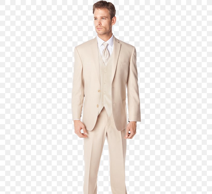 Tuxedo Lapel Suit Waistcoat Formal Wear, PNG, 500x750px, Tuxedo, Beige, Black Tie, Blazer, Button Download Free