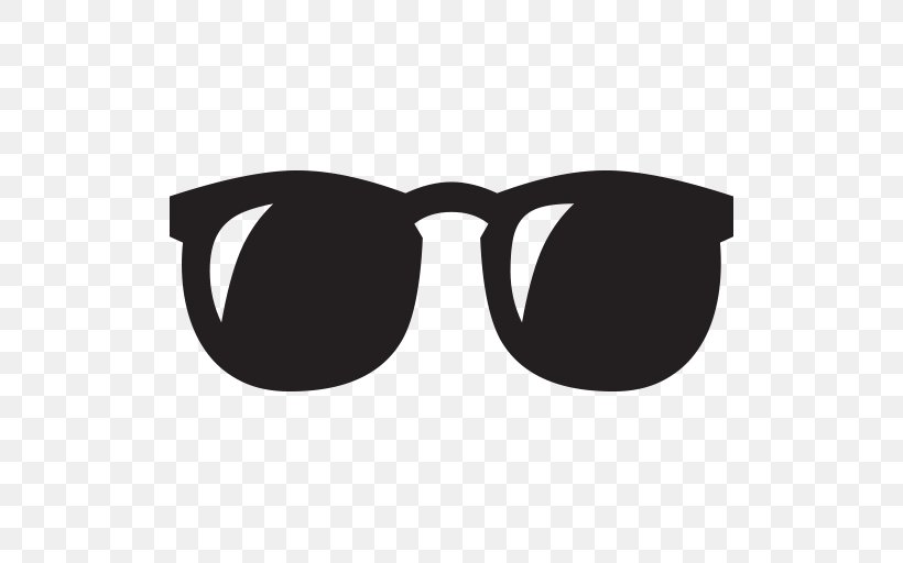 Sunglasses Eyewear Emoji, PNG, 512x512px, Sunglasses, Black, Black And White, Emoji, Emojipedia Download Free