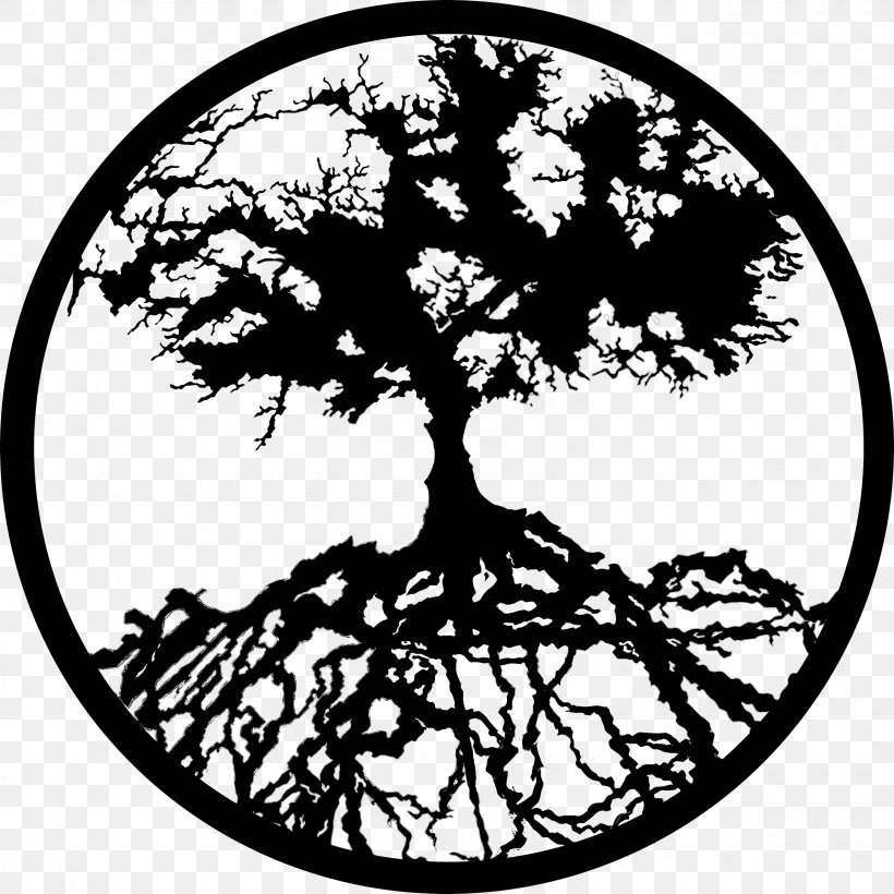 Symbol Art Tree Of Life Tattoo, PNG, 2982x2984px, Symbol, Art, Art Museum, Black And White, Branch Download Free