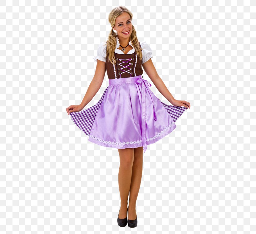 Costume Purple Tyrol Dirndl Skirt, PNG, 750x750px, Costume, Apron, Blouse, Clothing, Day Dress Download Free