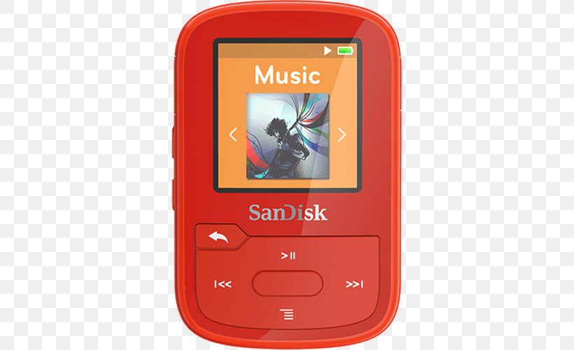 Digital Audio SanDisk Clip Sport Plus SanDisk Sansa MP3 Player, PNG, 500x500px, Digital Audio, Cellular Network, Communication, Communication Device, Electronic Device Download Free