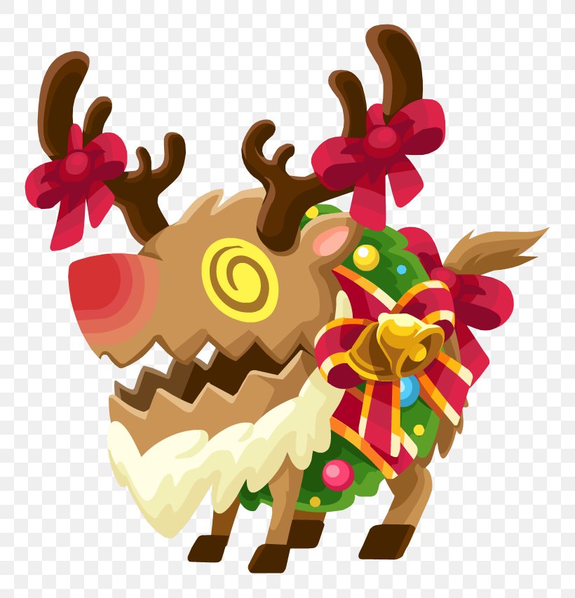 Reindeer Dog Robot Cerberus, PNG, 808x853px, Reindeer, Canidae, Cerberus, Christmas Ornament, Deer Download Free