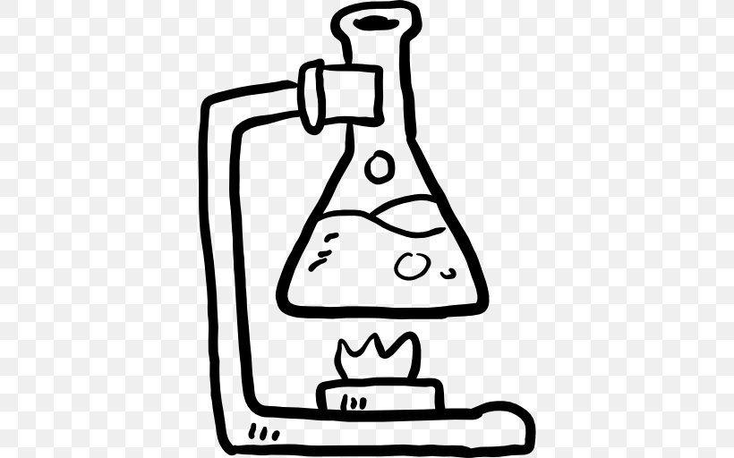 Beaker Laboratory Flasks Chemistry Science, PNG, 512x512px, Beaker, Animaatio, Area, Black And White, Chemistry Download Free