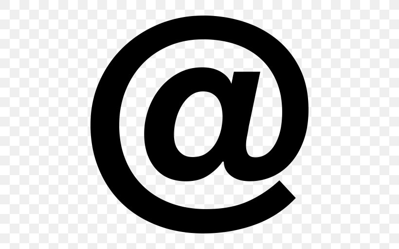 Email Icon Design Signature Block Clip Art, PNG, 512x512px, Email, Area, Black And White, Bounce Address, Brand Download Free