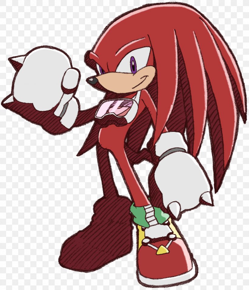 Knuckles The Echidna Sonic & Knuckles Sonic Adventure Sonic The Hedgehog Sonic Riders, PNG, 1064x1240px, Watercolor, Cartoon, Flower, Frame, Heart Download Free