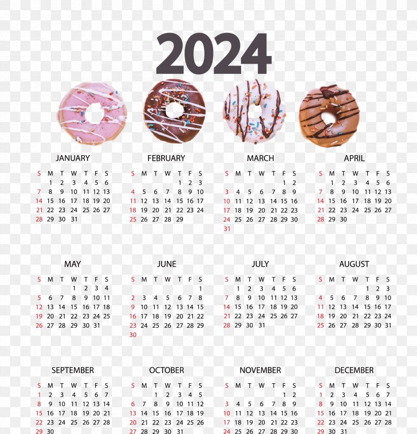 New Year, PNG, 3801x3955px, Calendar, Christmas, February, New Year, November Download Free