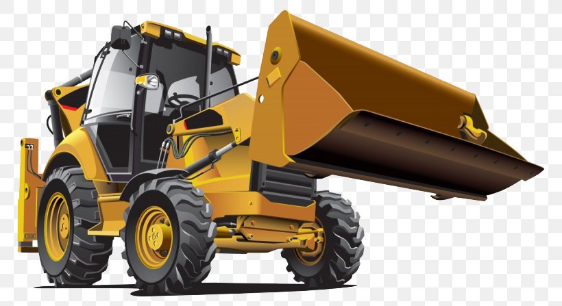 Bulldozer Tractor Excavator Clip Art, PNG, 800x447px, Bulldozer, Architectural Engineering, Automotive Tire, Automotive Wheel System, Bucket Download Free