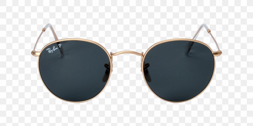 Sunglasses Ray-Ban Round Metal Goggles, PNG, 1000x500px, Sunglasses, Eyewear, Glasses, Goggles, Optics Download Free
