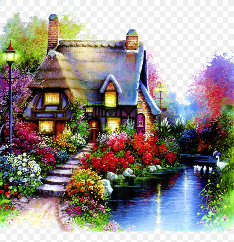 Hot Tub Cottage Oil Painting Log Cabin, PNG, 991x1024px, Hot Tub, Art, Bathtub, Cottage, Do It Yourself Download Free